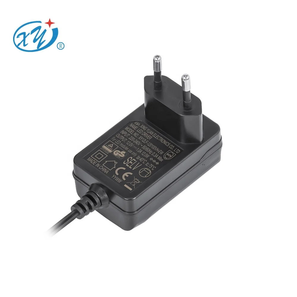 Emotion Rejsende fly Source Xing Yuan wholesale EU New ErP CE GS PF 0.7 12v 1amp switch ac  adapter power supply on m.alibaba.com