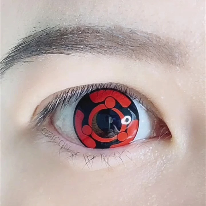 Контактные линзы Sasuke eyes для косплея аниме Шаринган