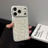 White leopard print