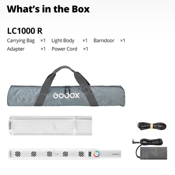 Godox LC1000Bi LC1000R LED Light Stick 100W RGB Bi-Color 2500K-8500K CCT Mode App Control for Photography and Video Shooting product image