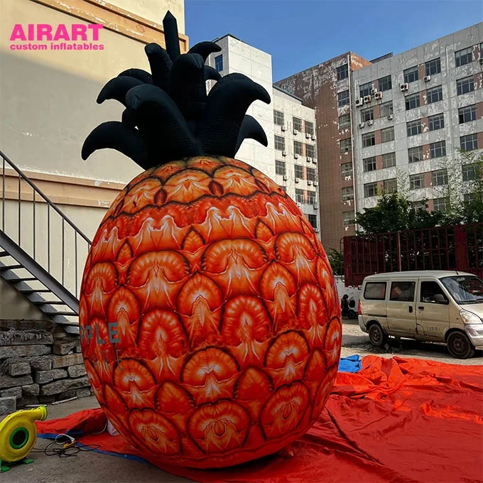 Giant Inflatable Fruit Pineapple Model /custom Movable Inflatable Fruit Costume Mascot