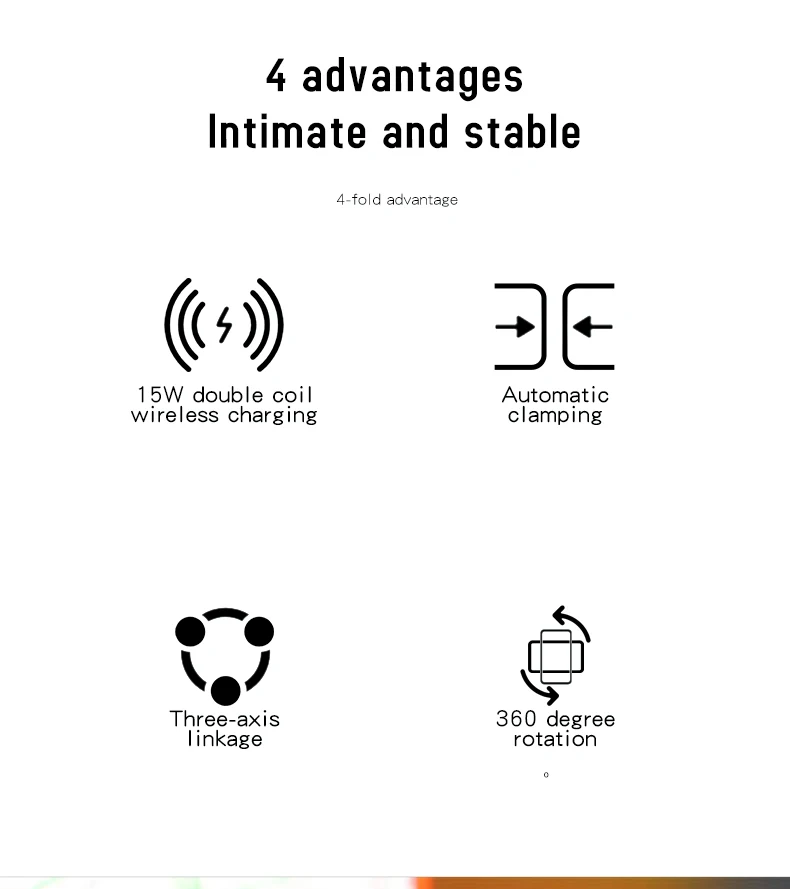 Semi-automatic Intelligent Induction Wireless Car Charger with 1 Year Warranty and ABS+PC Material for iPhone