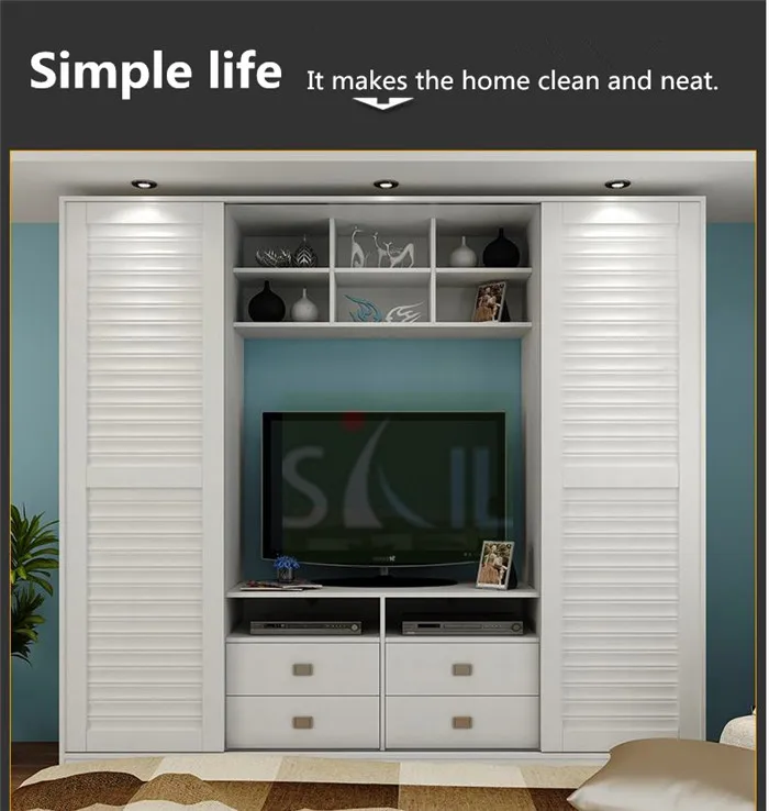 Modern Bedroom Sliding Wardrobe With Tv Buy Wardrobe With Tv