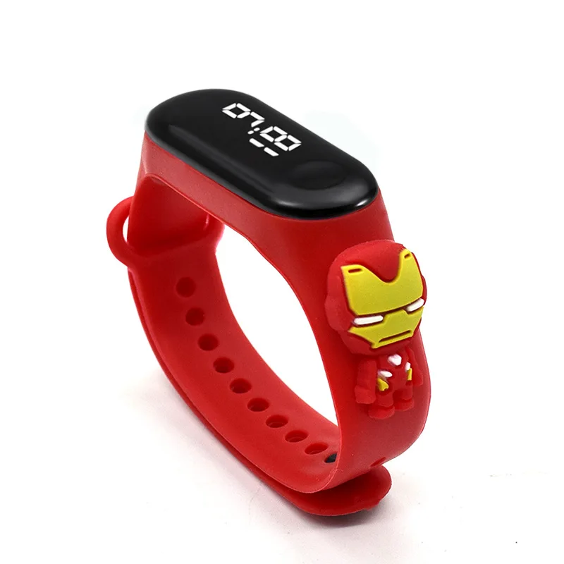 Reloj Digital Led para niños, pulsera Inteligente con dibujos de