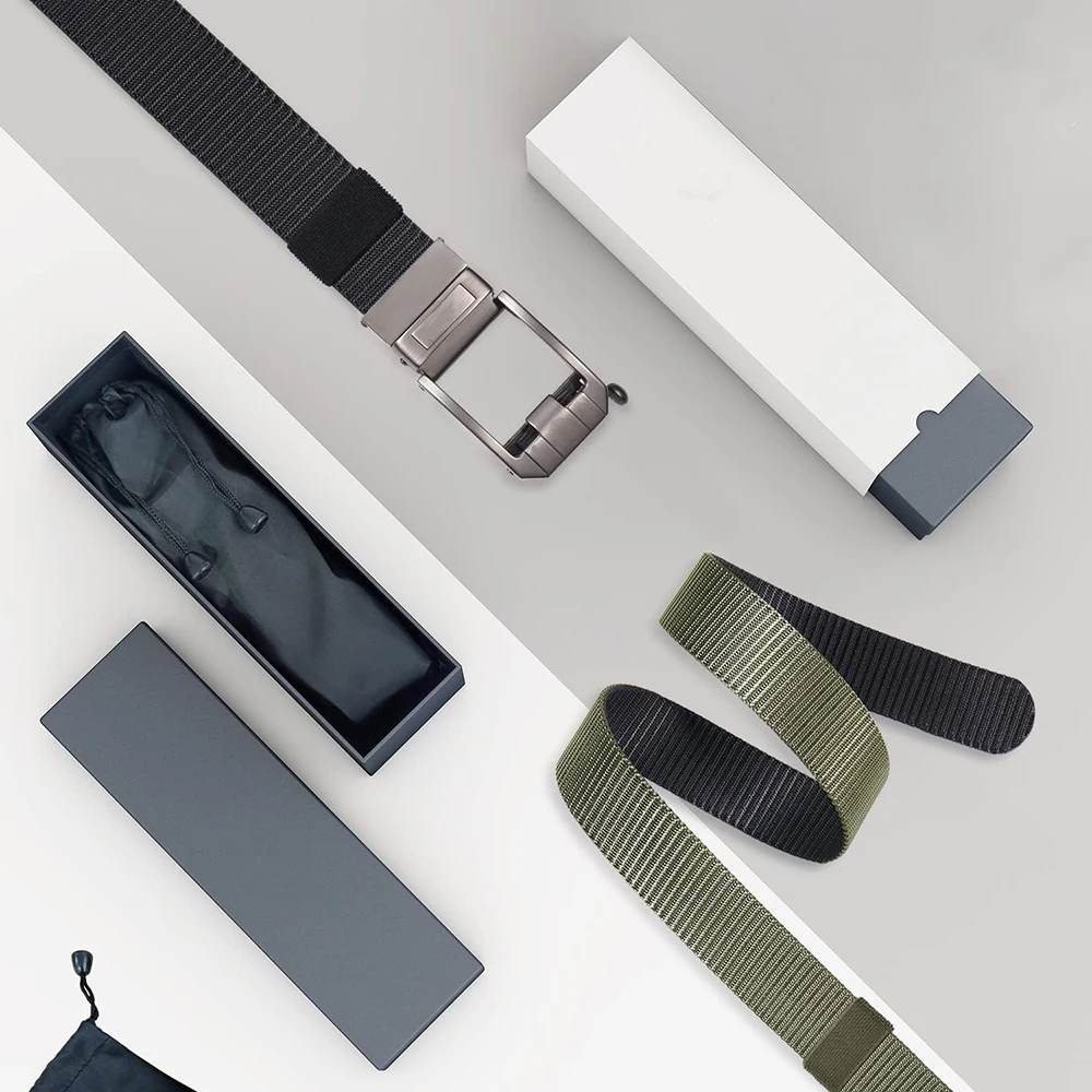 Adjustable Fashionable Reversible Multifunctional Ratchet Belt Wholesale Nylon Web Tactical Work Belt