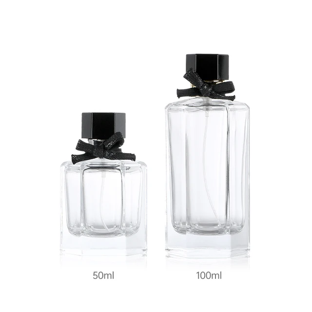 Diamond-Cut Glass Perfume Bottle 50-100ml Thick Bottom Mist Sprayer Preferred by Premium Fragrance Brands Customizable Capacity