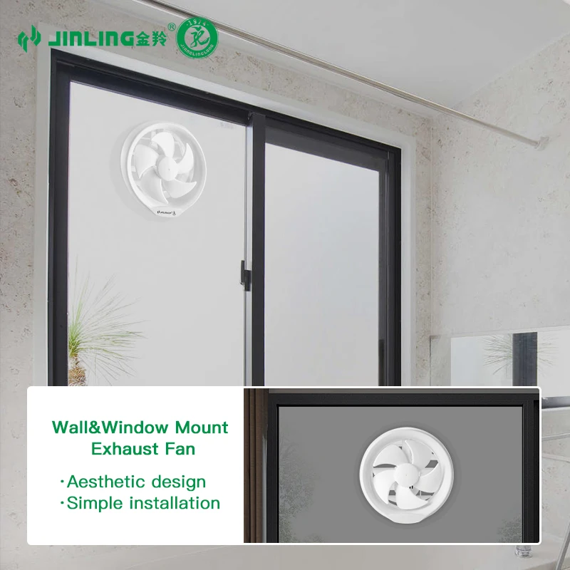 Ventilation Fan Apc20-3-1f Jinling Exhaust Fan 8-inch Round Window ...