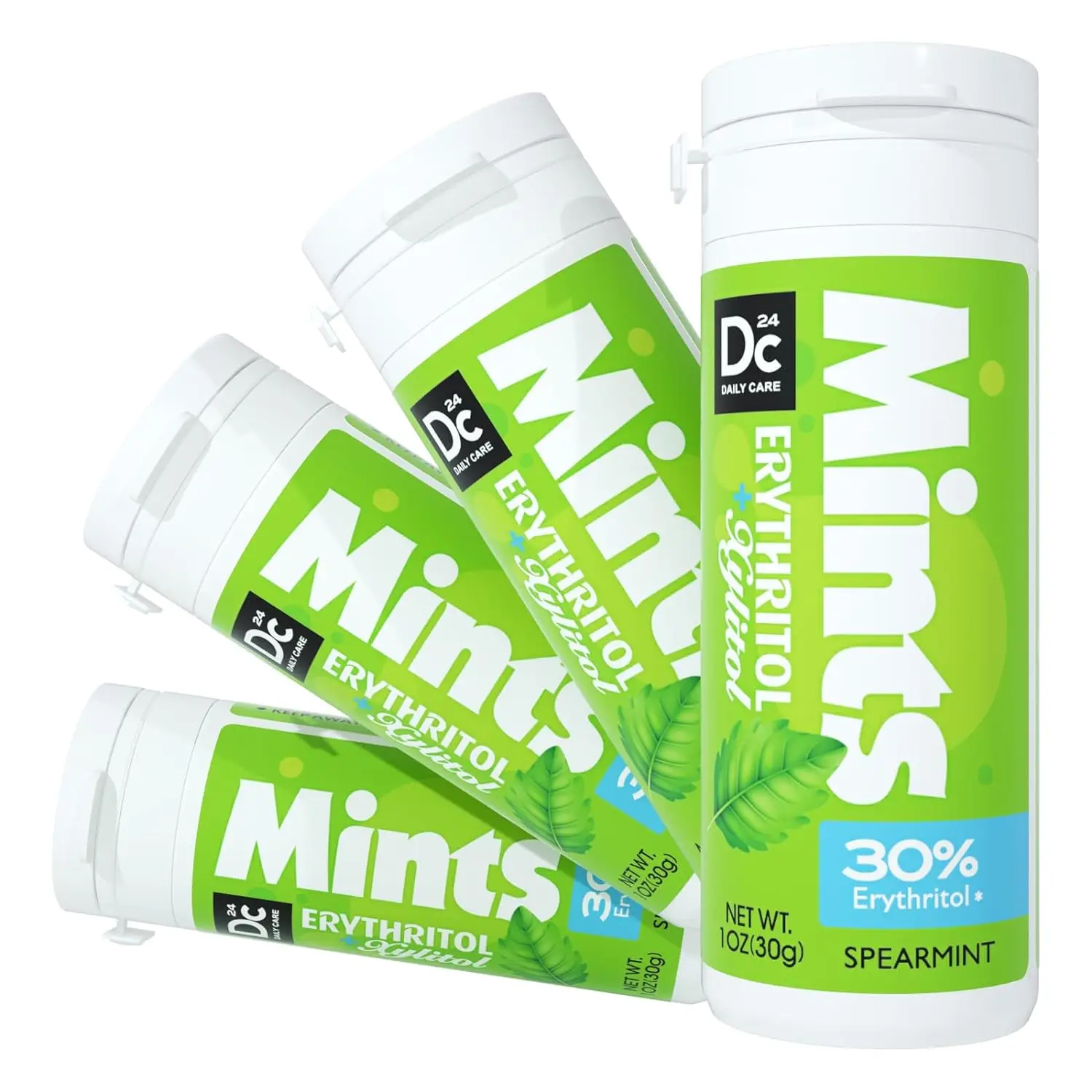 Peppermint Flavor 1.0g One Piece 0 Calorie Dc24 Sugar Free Mints