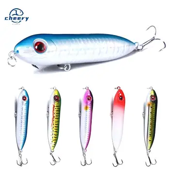 CHEERY Wholesale for Hengjia PE030 10cm 12g ABS Artificial Hard Baits Pencil Fishing Lures for Ocean Boat & Ice Fishing – Pencil – view 2