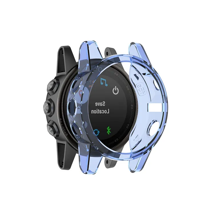 New Small  Smart Custom Beauty Color clear Plastic Tpu case Wrist Watch Protector for Garmin Fenix5S Fenix 5s