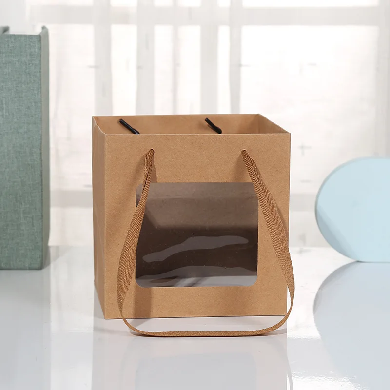 14 Inches Wegwerp Display Transparent Carton Custom Sample Christmas Store Packing Cake Box 25X25X30