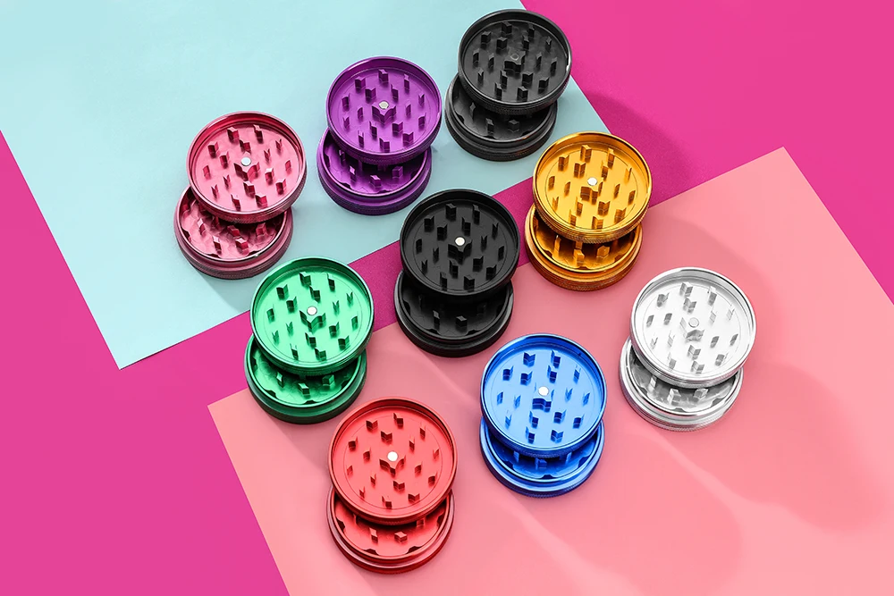 Va Grinders 2.5 Inch Large Top Aluminum Spice Herb Grinder,Dry