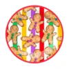 9 inch paper plate*8 pcs