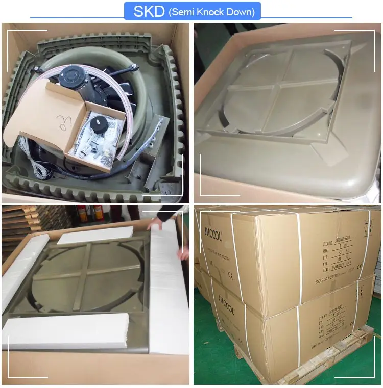 Jhcool Competitive Duct Desert Cooling Fan 30000cmh Wall Mounted