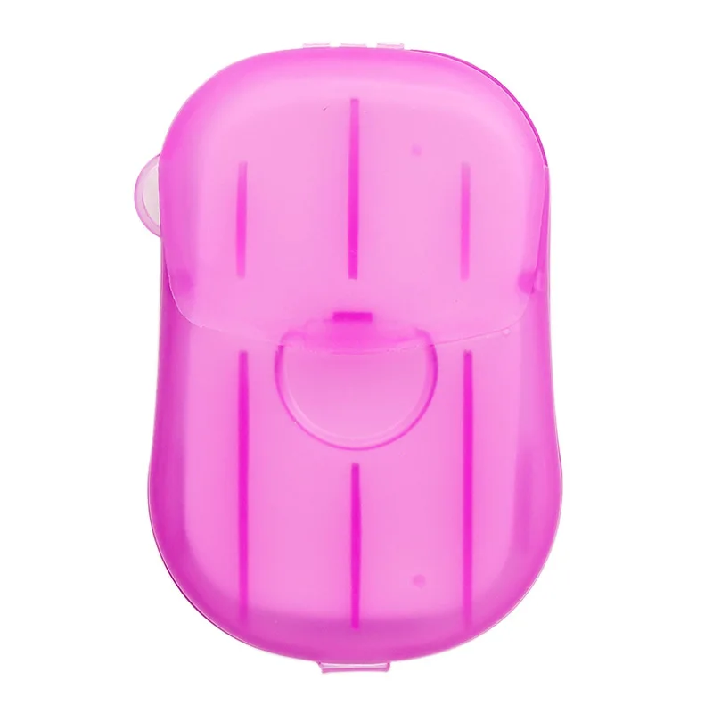 20 шт./кор. одноразовое мыло бумага путешествия бумажная мытье рук для ванной чистой Ароматические ломтик листов мини мыло в виде бумаги