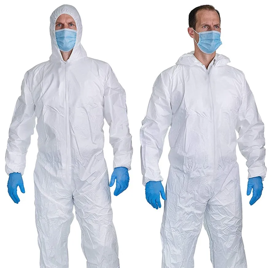 Sj Oem Protective Overall Suit Pp Material Microporous Coverall En14126 ...