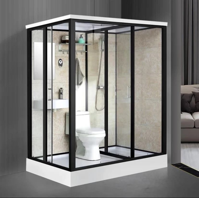 Bathroom Unit Prefabricated Shower With Wc Toilet Integral Bathroom