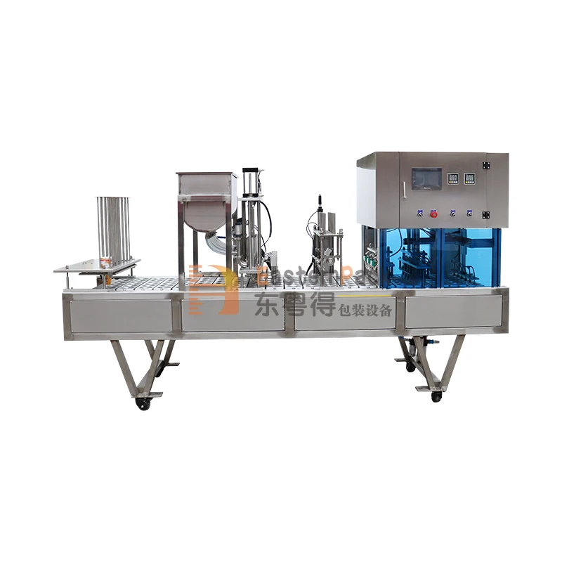 Multifunction Filling Vertical Form Fill Seal Clam Chowder Jelly Cup Water Bottle Disposable Glass Sealing Packaging Machine