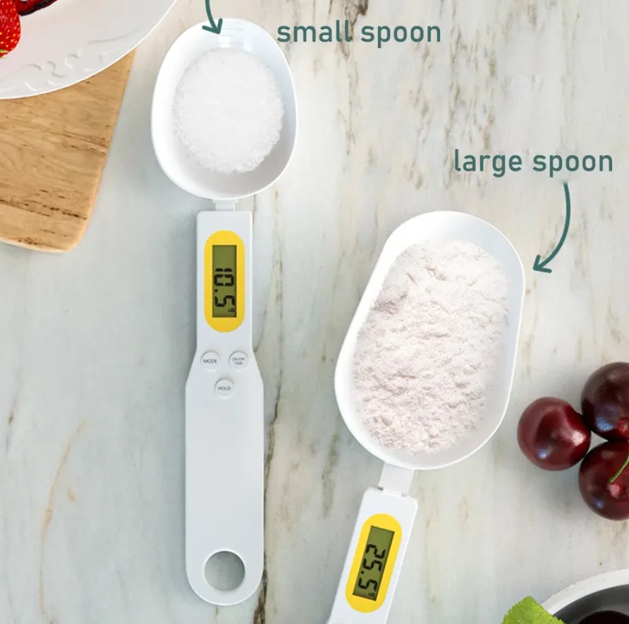 Large Spoon Electronic Kitchen Scale 500g 0.1g LCD Digital Measuring Spoon  Scale