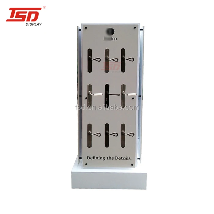 Retail Store Shop MDF Table Product Display Stand for Smart Door Lock