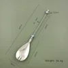 Long spoon with teeth