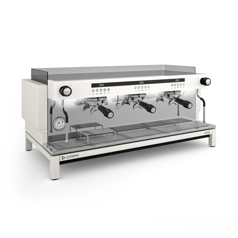 Máquina de Café Expresso Semiautomática — EX3 3GR, 3 Grupos, Caldeira de 17,5 L, Controle PID