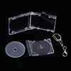Blanc + feuille de CD + fermoir mousqueton