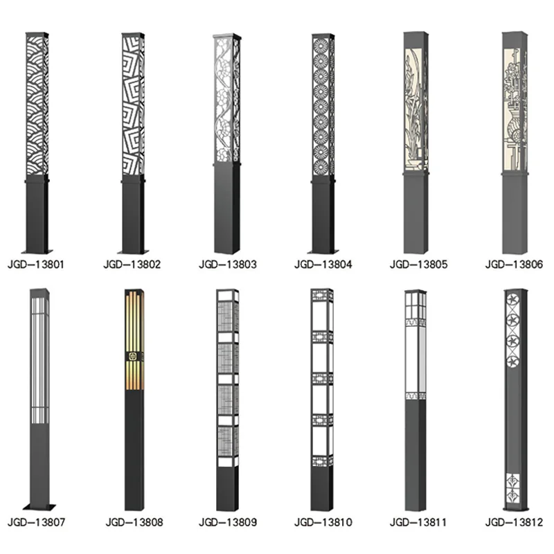 Outdoor Landscape Lights IP65 Solar Street Lights for Courtyard Park & Road Use High-Pole Magnolia Lights
