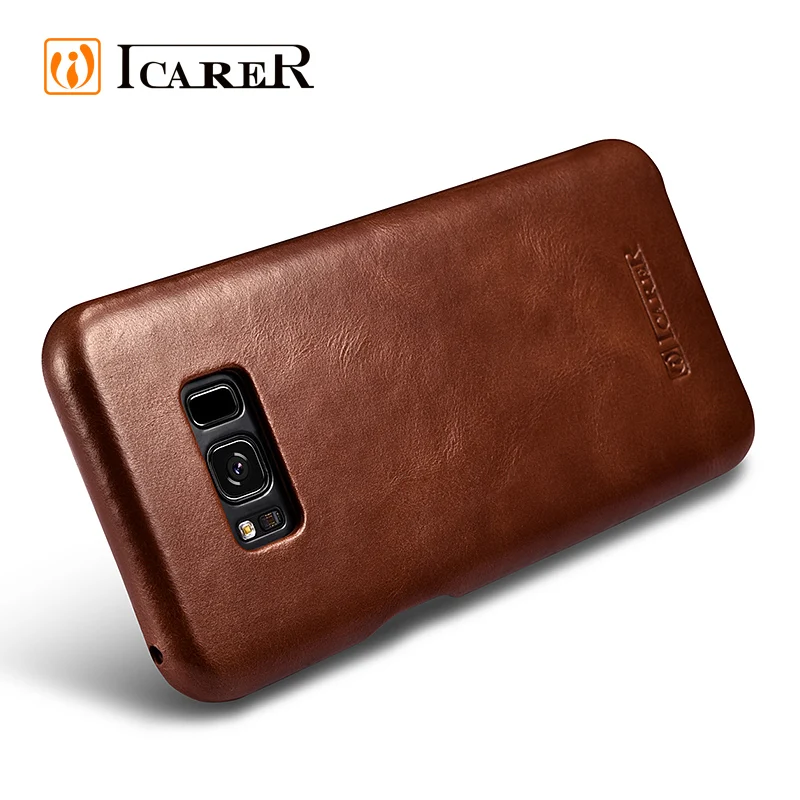 Custom Double Raw Material Telephone Shell Itel Leather Phones Case Mobile Phone Cover for Samsung Galaxy S8 Plus