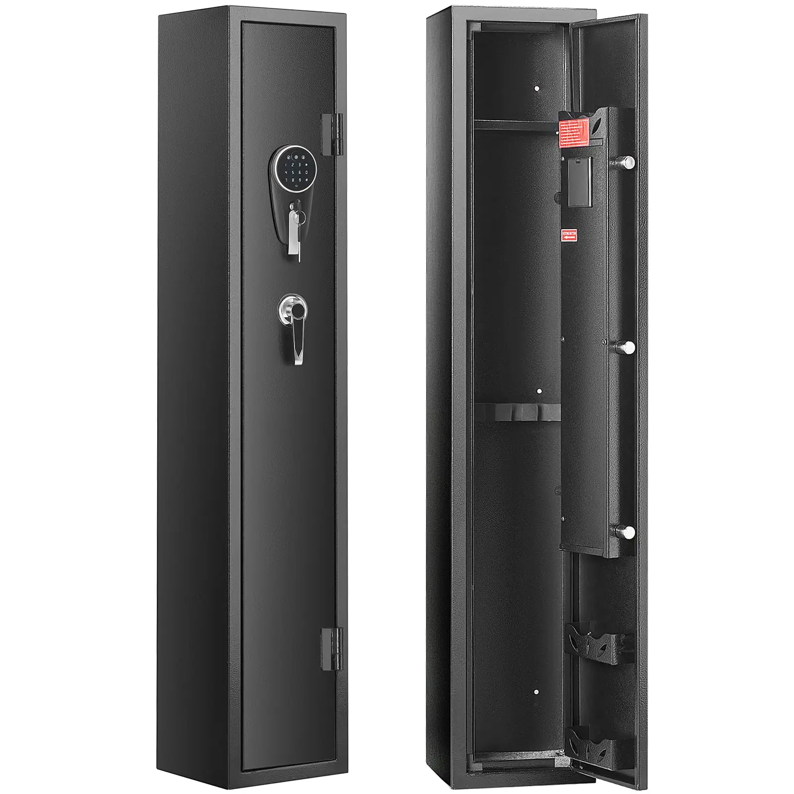 Large Tall Gun Safe cabinet metal gun locker Quick Access Gun Storage ...