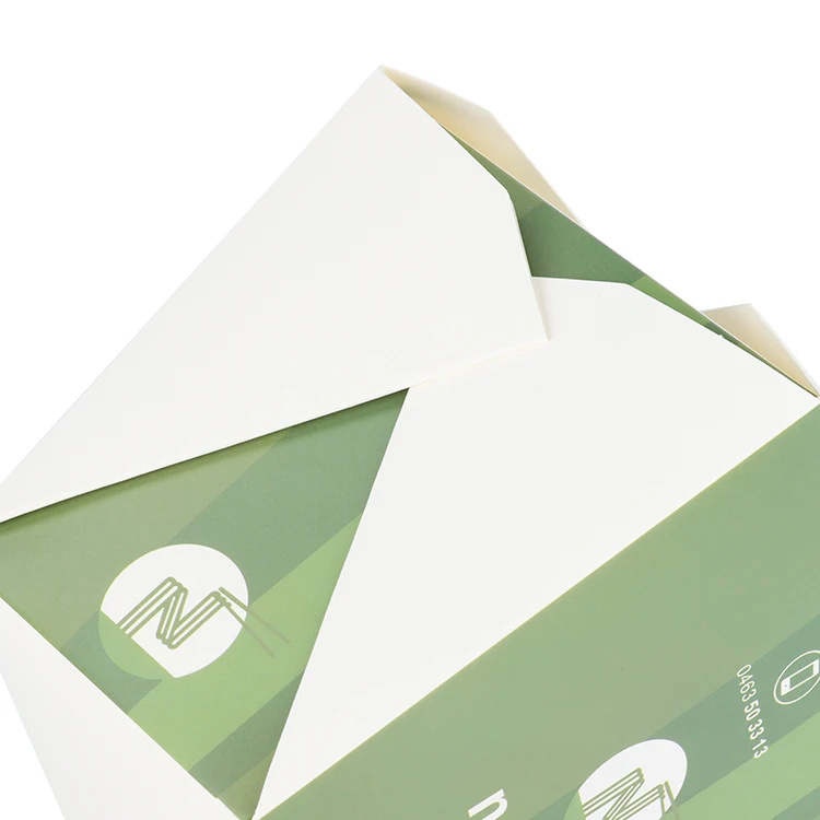 Wholesale Custom Printed Logo Food Container Paper Food Packaging Take Out Snack box