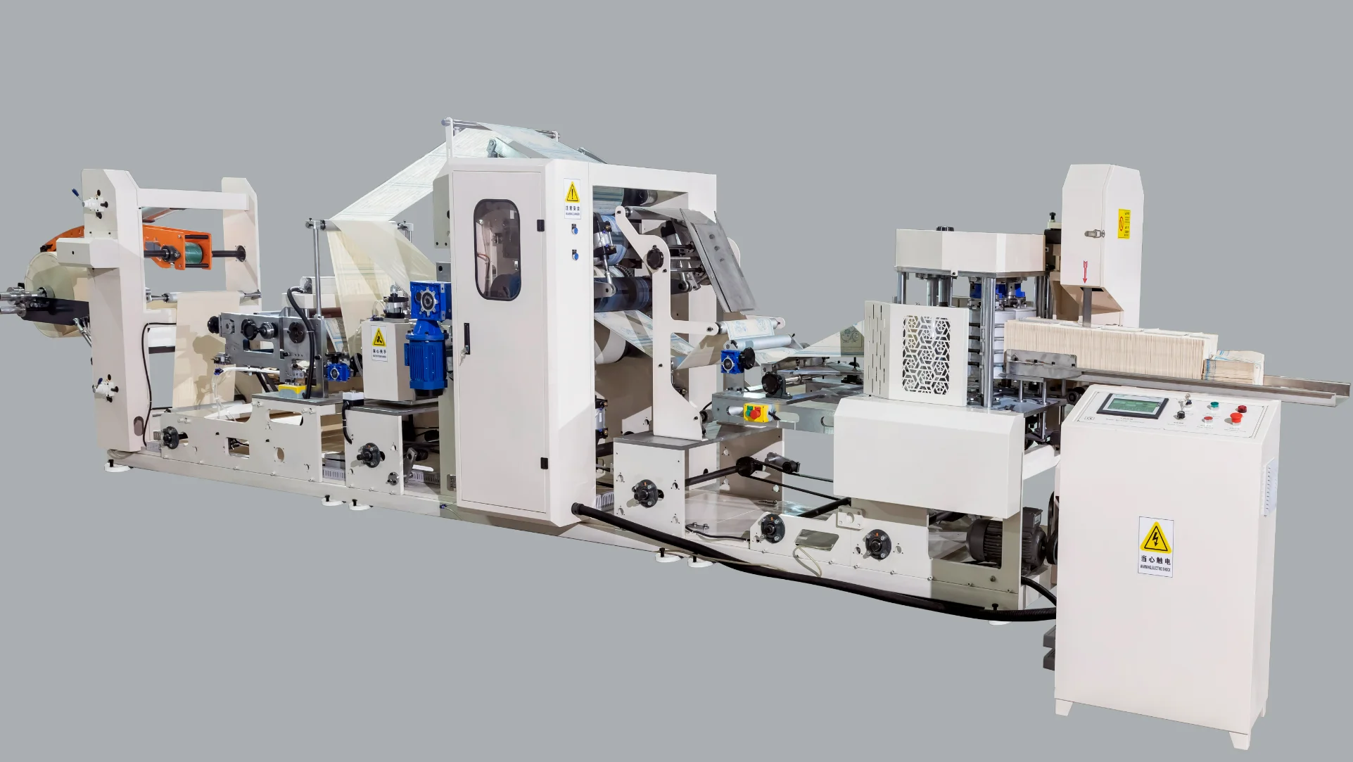 230x230 Automatic Table Napkin Folding Machine New Condition PLC ...