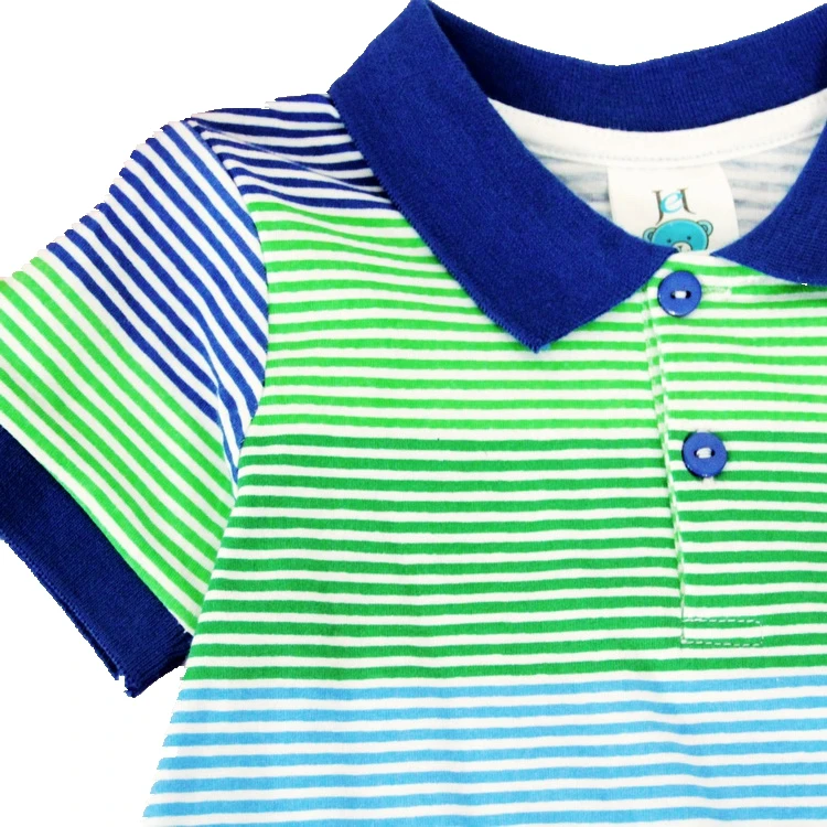 
Высокое качество дешевой унисекс От 1 до 7 лет 100% хлопок OEM впитывает пот футболки-поло в полоску Футболки в продаже 