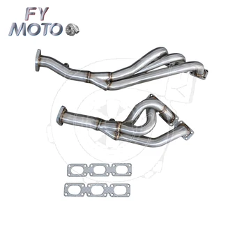 thumbnail image 2 of 4PC Stainless Steel Exhaust Manifold Headers FITS BMW E46, E39, Z3 2.5L 2.8L 3.0L L6, With Gaskets & Hardware 2 of 6