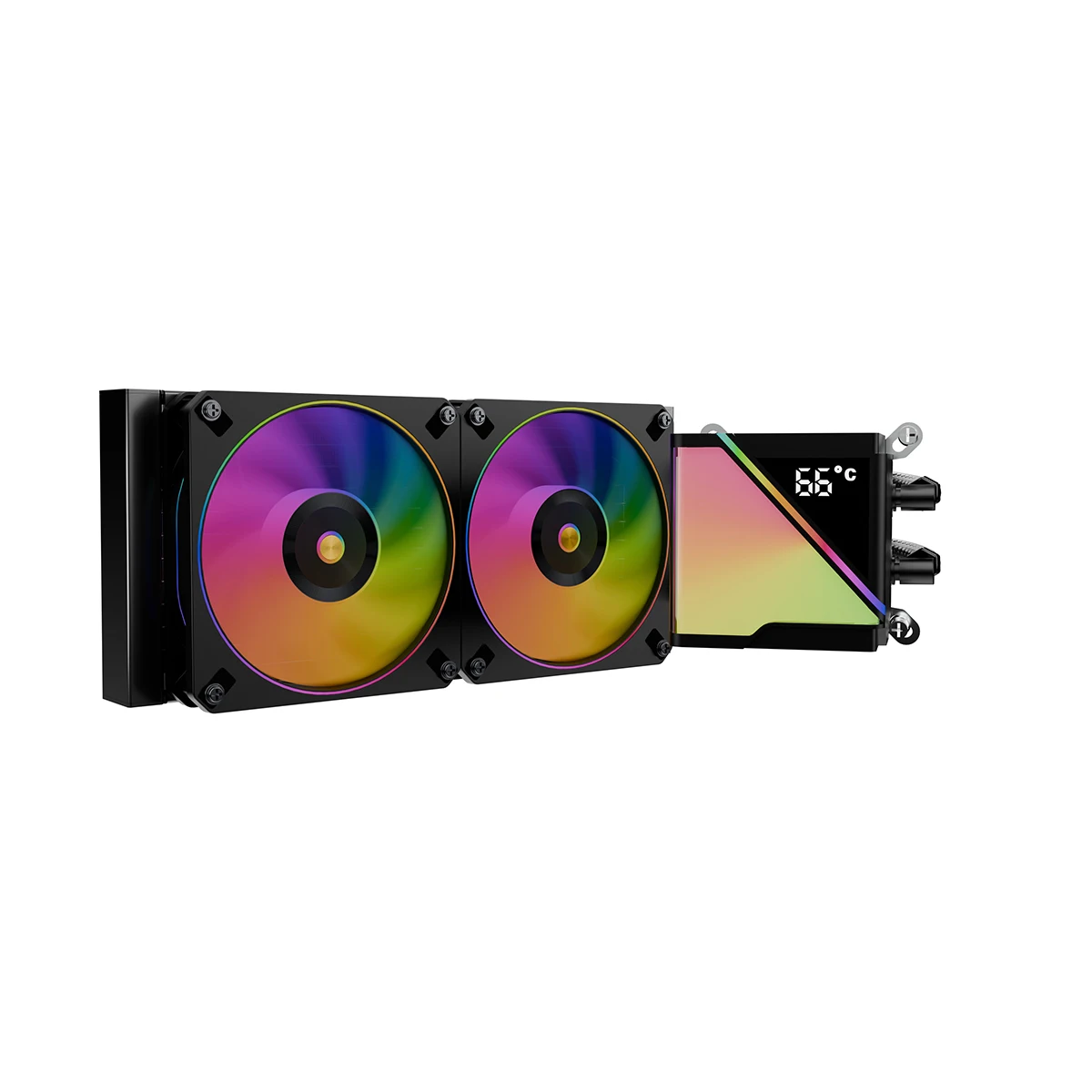 Jungle Leopard Stellar Realm ARGB 240mm 360mm CPU Liquid Cooler With  Heatpipe Fan LCD Screen Radiator Computer CPU