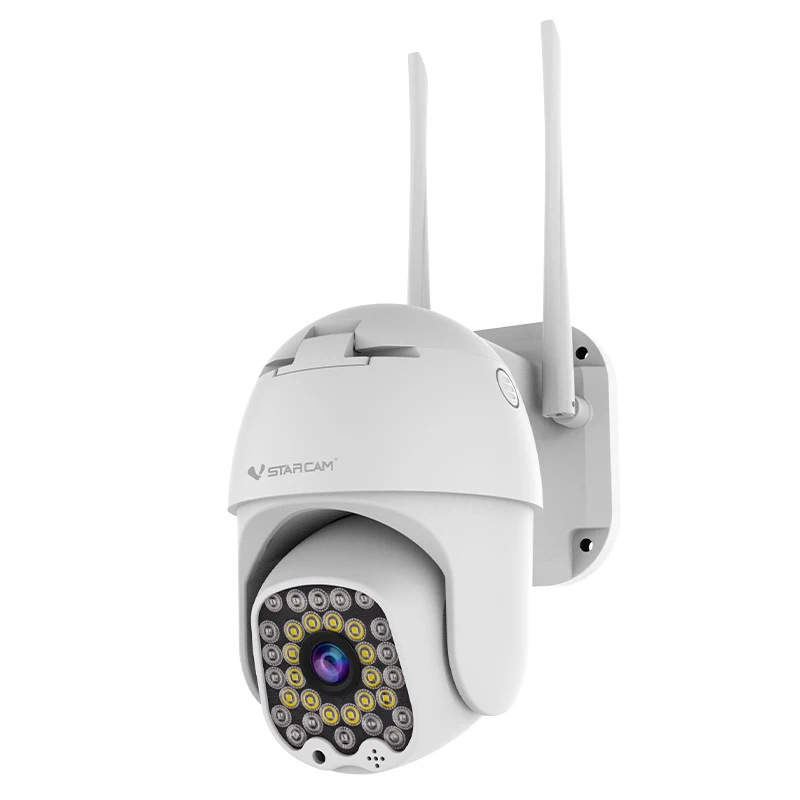 VStarcam CS664 Smart Full Color Auto Human Tracking PTZ Security Network Camera Siren Alarm IP65 Outdoor Camera