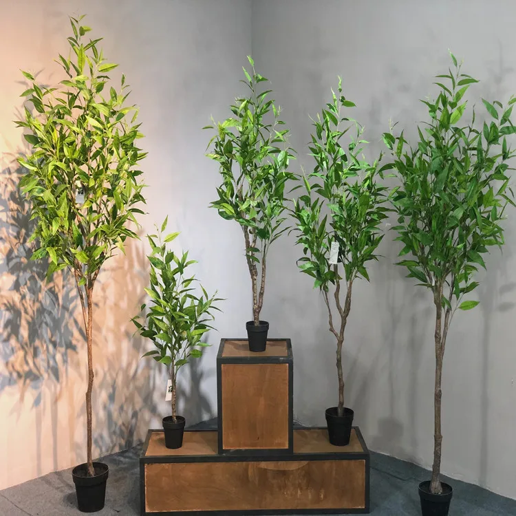 Immergrner Eukalyptus Knstlicher Bonsai Topiary-Baum Gnstig