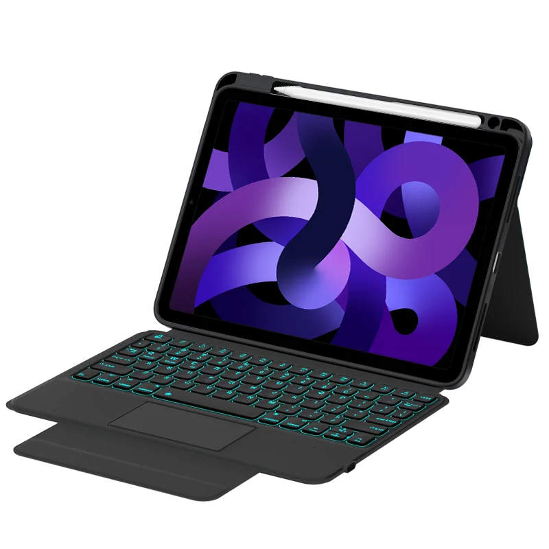 着脱可能なキーボード付きケース、内蔵タッチパッド、磁気式スタンド、複数の視聴角度に対応、薄型プロテクティブカバー、iPad 11 A16専用