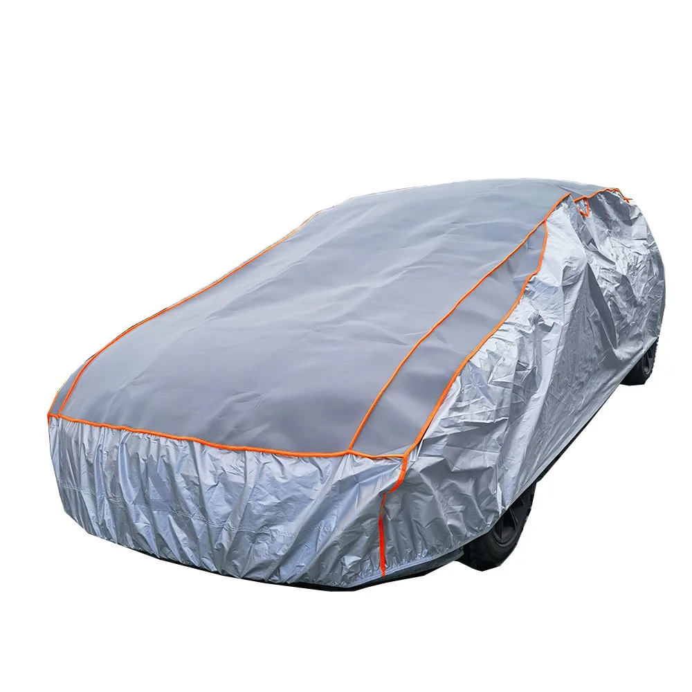 Car Cover Hail Protection For BMW X3 G01 2017 2018 2019 2020 2021 2022 2023, Car Tarpaulin Outdoor Waterproof Dustproof Windproof, All Weather Protection Tear-Resistant, Single Layer Black 1