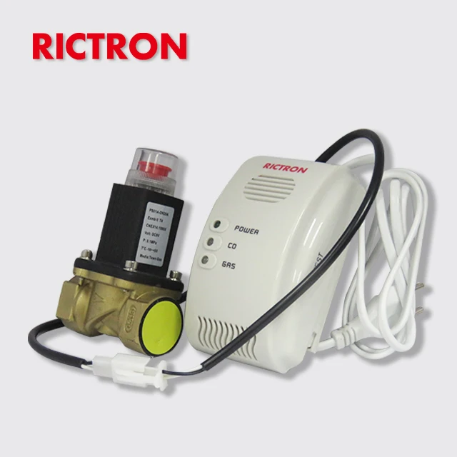 Home Use Gas Safety Device lpg Shut off 12v Solenoid Valve