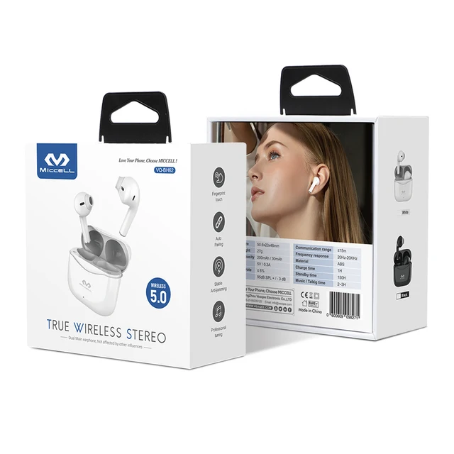 Miccell auriculares inalambricos gamer wireless earphone audifonos tws auriculares portatiles for xiaomi 12 ultra