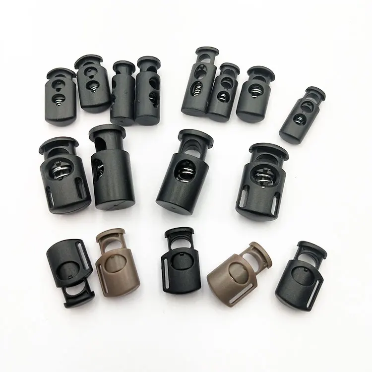 Wholesale Elastic Cord Lock Plastic Stopper,Pom Rope Stopper Clothes