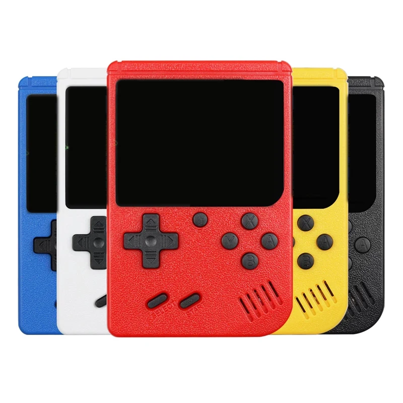 Mini Console de Jeux Vidéo portable avec 400 jeux fc classiques Couleur  Rouge