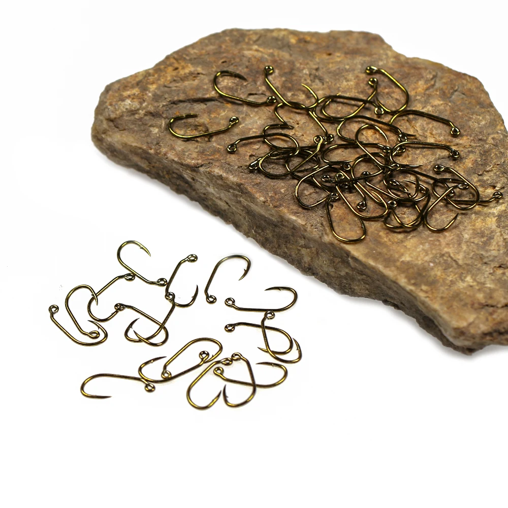 Wholesale 60 Degree Barbed Jig Fly Tying Hook Wide Gap Trout Fishing