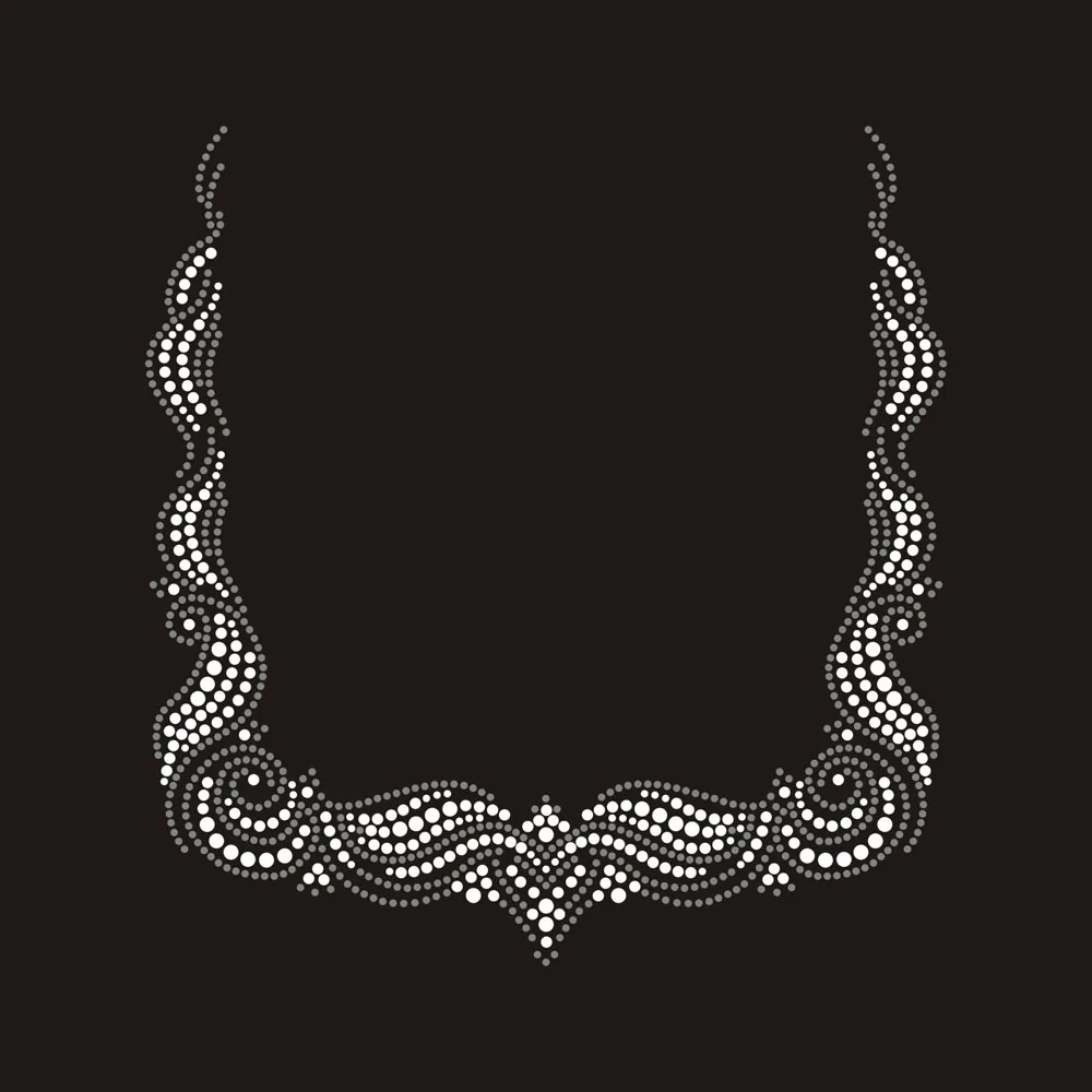 Customizable Bling Necklace with Rhinestone Motif