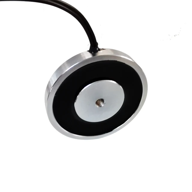 Wholesales Remote Control Mini Round Electro Holding Lifting Magnet 12v 24v Dc 15Kgs Mini Electromagnet