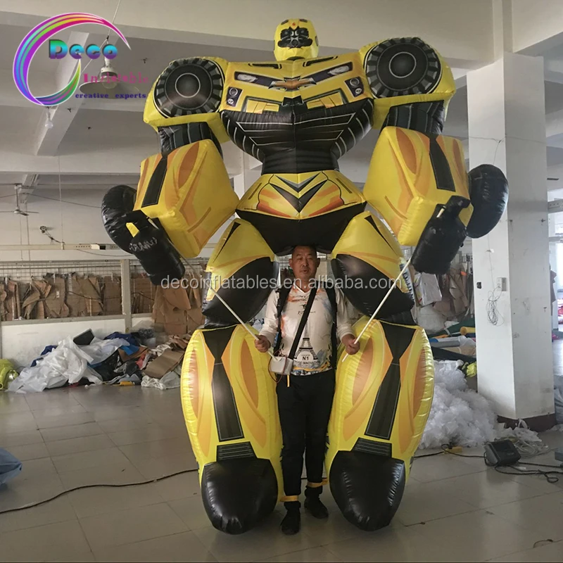 Festival Parade Walking Inflatable Robot Character Inflatable Puppet Costume  - China Inflatable Robot Costume and Inflatable Robot Film Cartoon price