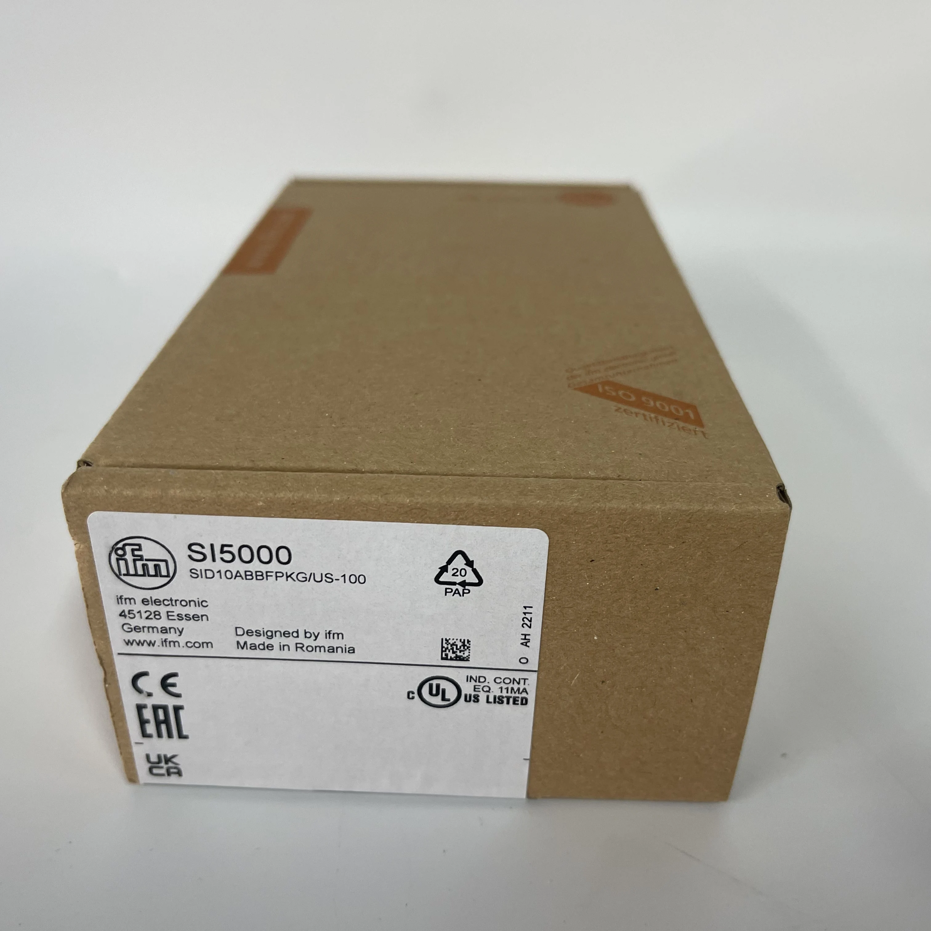 ifm electronic Sensor SI Series  SI5000 SID10ABBFPKG/US-100 