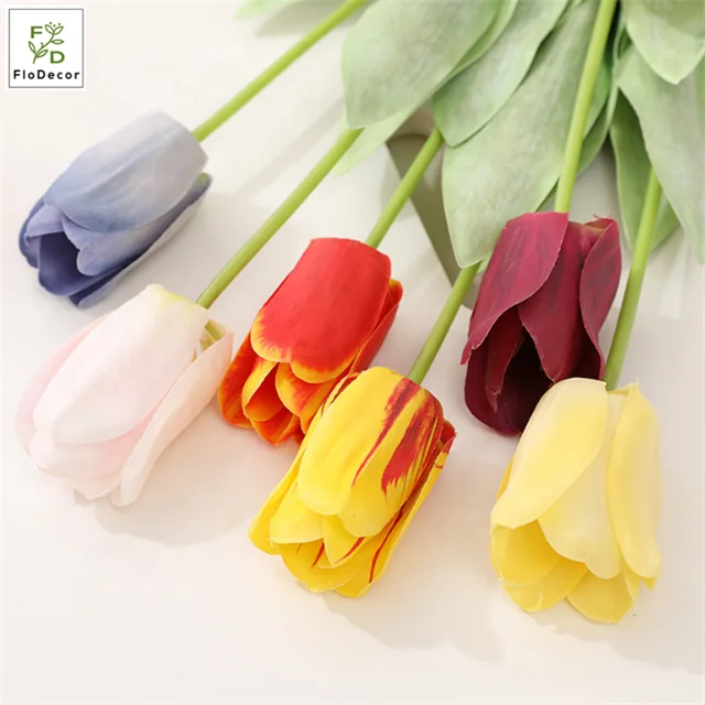 High Quality Latex Tulips Single Stem Artificial Flower Silk Real Touch Irish Tulip Long Stem With Gradual Color Pink Buy Tulip Artificial Flower Latex Tulips Single Stem Tulip Artificial Flowers Product On Alibaba Com