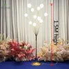 Marco de hierro dorado 150cm luz blanca